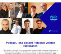 Pohjolan Voiman uutiskirjeen 4/2020 pääkuva, podcastien keskustelijoista