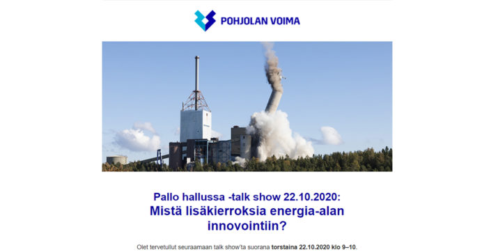 Pohjolan Voiman uutiskirje 6/2020, teemana energiamurros ja hiilidioksidineutraalius