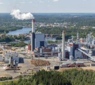 Kymin Voiman biovoimalaitos Kouvolan Kuusankoskella