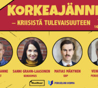 Energiapolitiikan korkeajännitys – kriisistä tulevaisuuteen to 13.10. klo 16.30−17.30