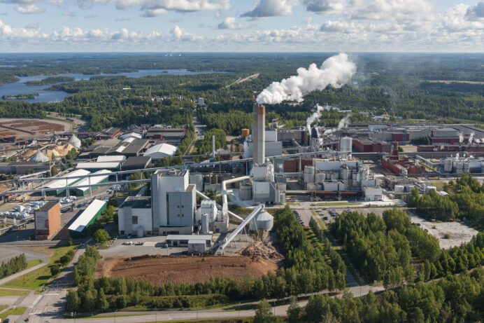 Kaukaan Voima biopower plant is located on the site of UPM Kaukas integrated plant in Lappeenranta, Southern Eastern Finland.
