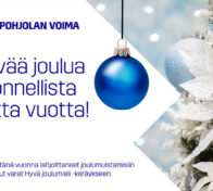 Toivotamme hyvää joulua