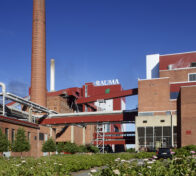 Rauman Biovoima's biofuel-fired combined heat and power plant at the UPM Rauma mill site.