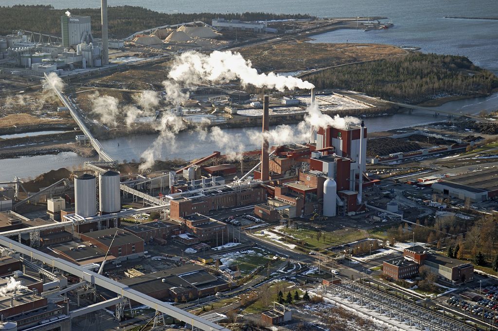 Rauman Biovoiman voimalaitos vuonna 2006.