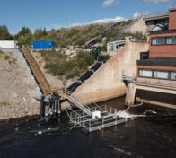 Fishheart fishway in operation at Raasakka power plant