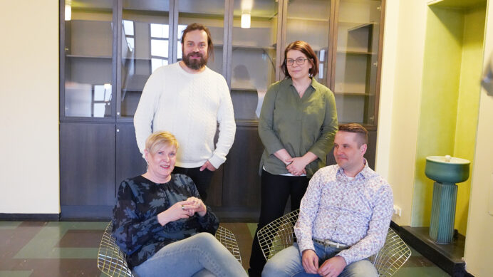 Harri Moisio, Pauliina Louhi, Riitta Larnimaa ja Mikko Jaukkuri