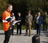 CEO Sakke Rantala of Tornionlaakson Voima Oy gave a speect to the guestis from TRIWA LIFE project. Finland’s Minister of Agriculture and Forestry Sari Essayah, the King of Sweden and County governor Lotta Finstorp from Sweden attended.