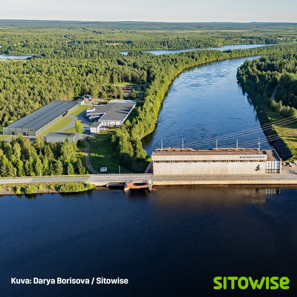 Ossauskosken kalanviljelylaitos HAVAINNEKUVA Kuva: Darya Borisova / Sitowise