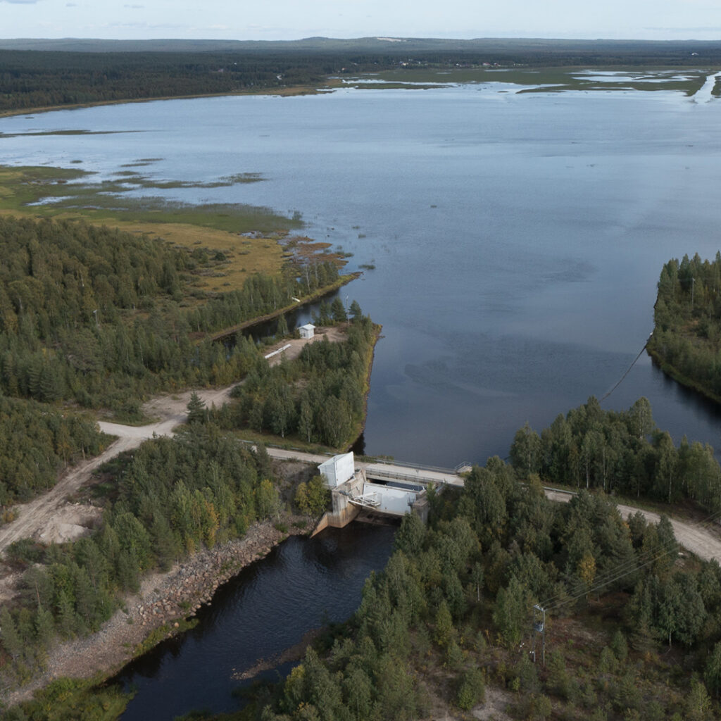 Portimokosken säännöstelypato. Kuva: Kai Tirkkonen
