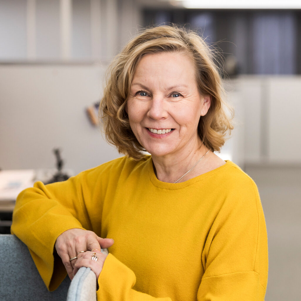 Pohjolan Voiman talouden business partner Marita Peltokoski. Kuva: Kai Tirkkonen