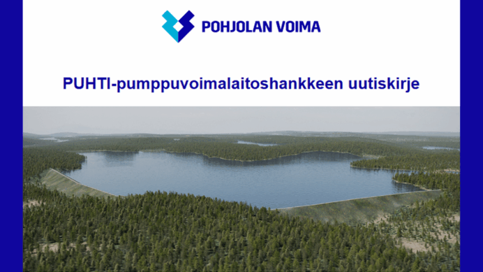 Puhti-pumppuvoimalaitoshankkeen uutiskirje 5/2025