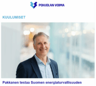 Pohjolan Voiman sidosryhmä uutiskirje 1/2026