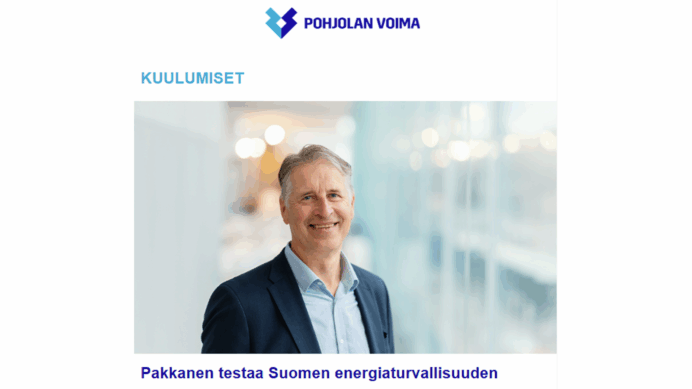 Pohjolan Voiman sidosryhmä uutiskirje 1/2026
