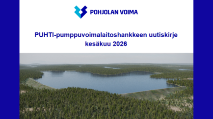 Puhti-pumppuvoimalaitoshankkeen uutiskirje